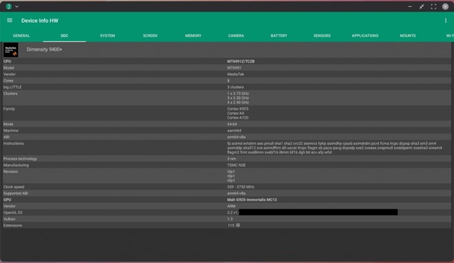 تم اختبار جهاز سامسونج جالاكسي تاب S11 ألترا قبل الإطلاق، وتم تأكيد شريحة المعالجة