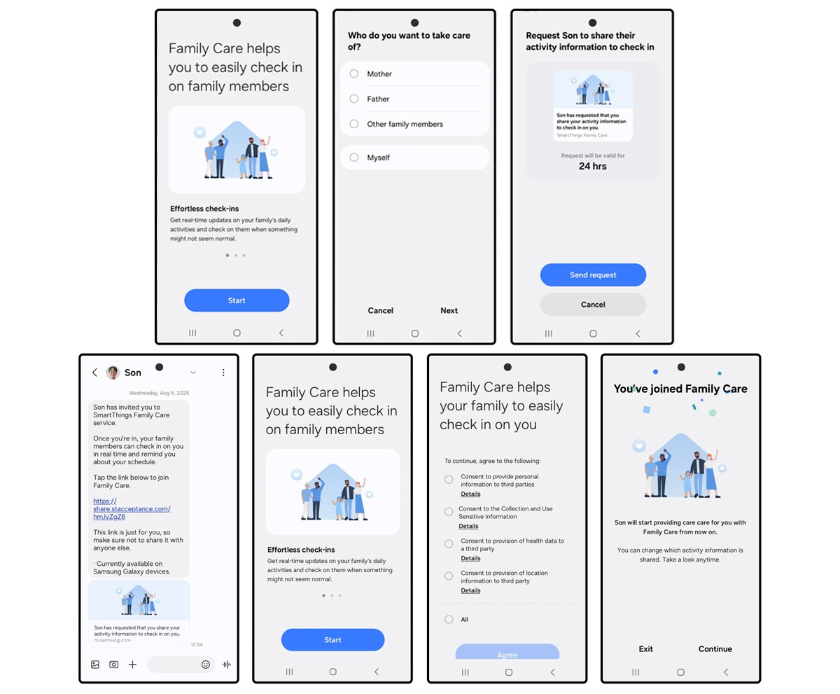 تحديث Samsung SmartThings Family Care يجعل الاستخدام أسهل للمقدمين والرعاية