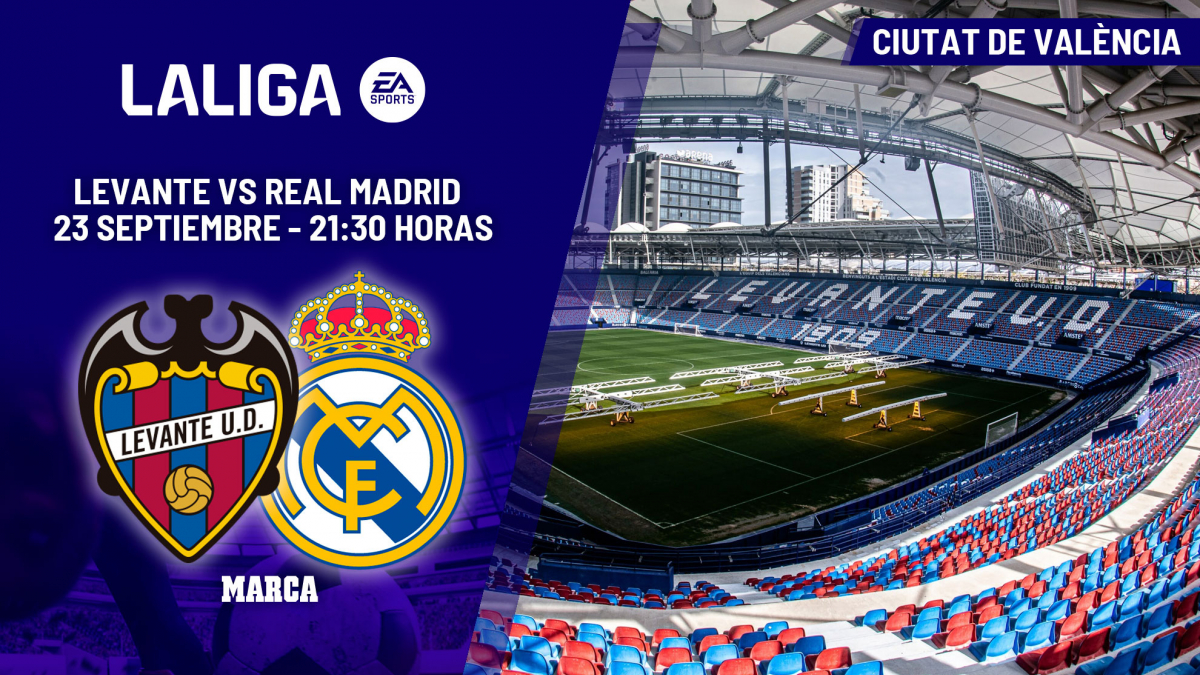 مباراة ريال مدريد ضد ليفانتي في الليغا اليوم في ملعب ستاد سيوتاد دي فالنسيا