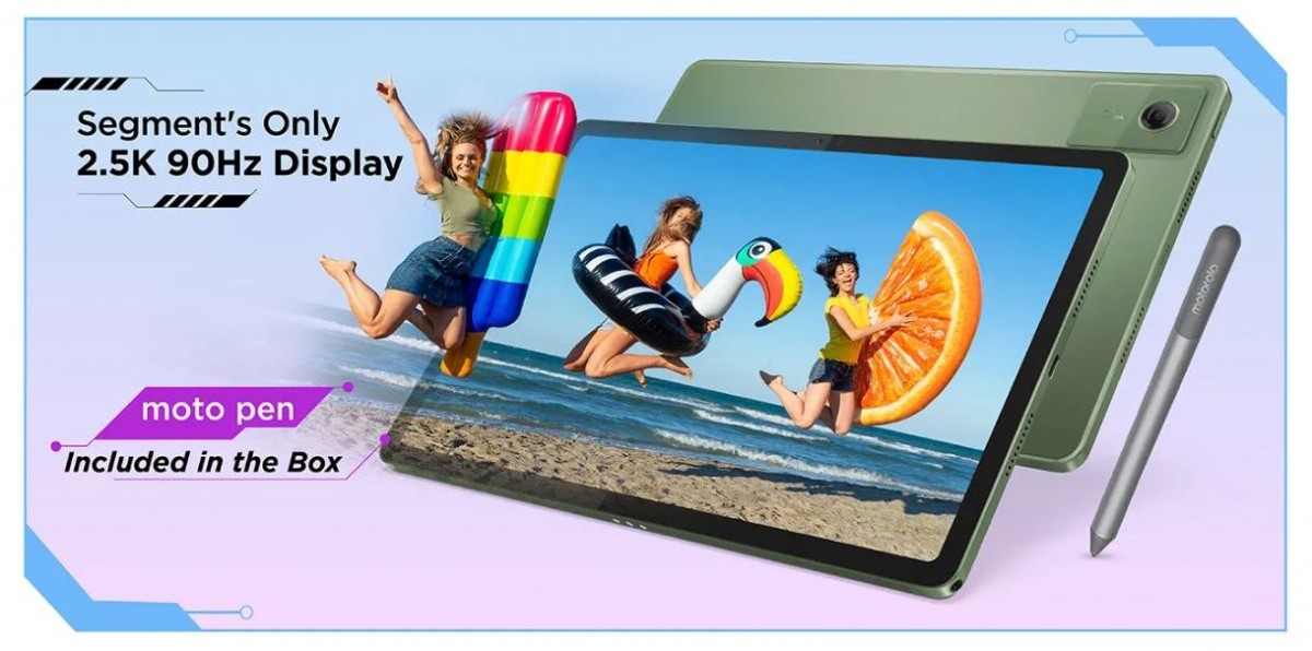 Moto Pad 60 Neo هو جهاز لوحي رسمي بشاشة 11 إنش وقلم مرفق